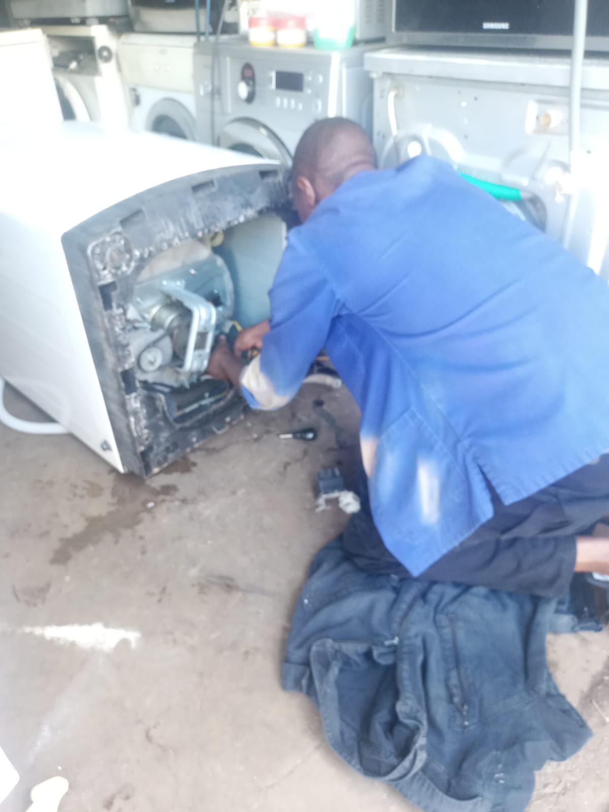 Appliance repair work
